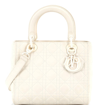 Christian Dior Ultra Matte Lady Dior Bag Cannage Quilt Calfskin Medium