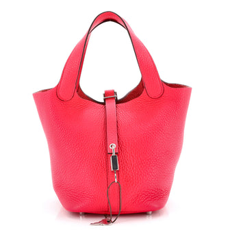 Hermes Picotin Lock Bag Clemence PM