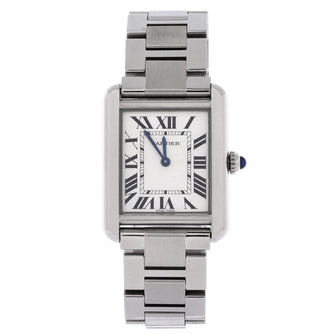 Cartier Tank Solo Quartz Watch Stainless Steel 24