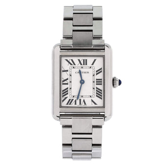 Cartier Tank Solo Quartz Watch Stainless Steel 24