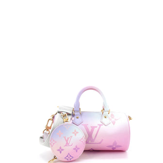 Louis Vuitton Papillon Handbag Spring in the City Monogram Giant Canvas BB