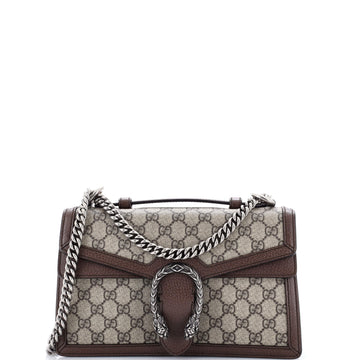 Gucci Dionysus Top Handle Chain Bag GG Coated Canvas Small