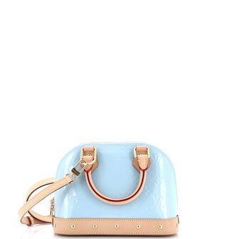Louis Vuitton Alma Charm Chain Handbag Monogram Vernis BB