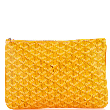 Goyard Senat Zip Pouch Coated Canvas MM