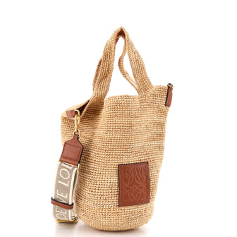 Loewe Paula's Ibiza Slit Tote Straw Mini