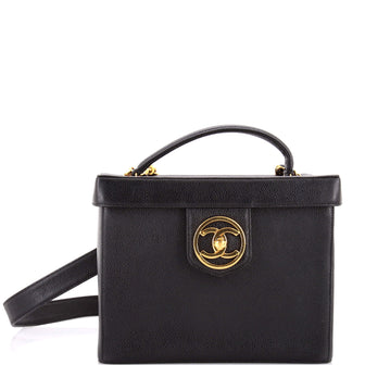 Chanel Vintage Vanity Case Caviar Small