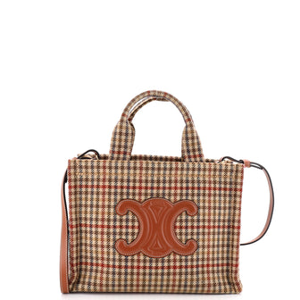 Celine Cabas Thais Tote Tweed Small