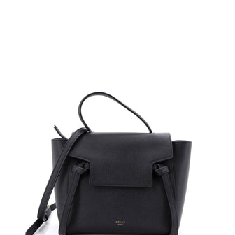 Celine Belt Bag Textured Leather Nano