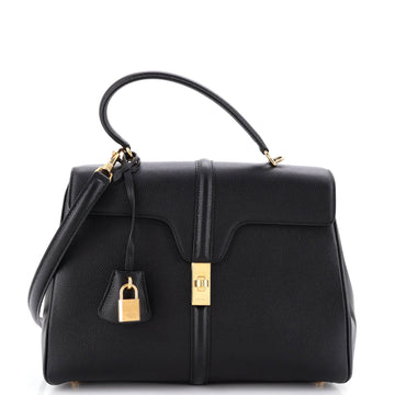 Celine 16 Top Handle Bag Grained Calfskin Medium