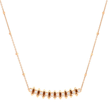 Cartier Clash de Cartier Pendant Necklace 18K Rose Gold with Diamonds