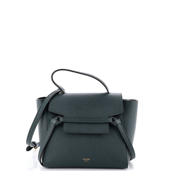 Celine Belt Bag Textured Leather Nano