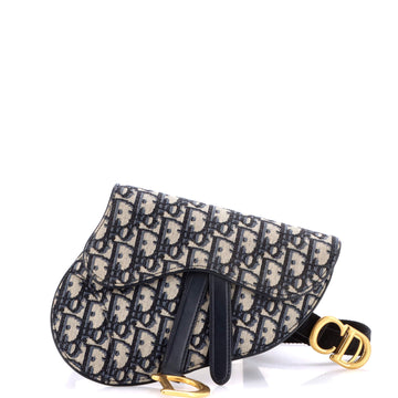 Christian Dior Saddle Belt Bag Oblique Canvas