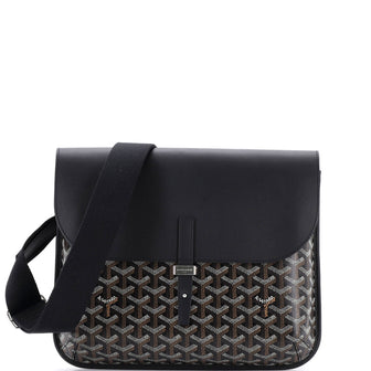 Goyard Coursier Messenger Bag Coated Canvas and Leather
