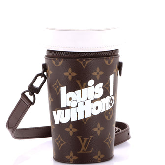 Louis Vuitton Coffee Cup Convertible Pouch Everyday Signature Vintage Monogram Canvas
