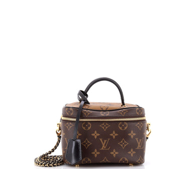 Louis Vuitton Vanity Handbag Reverse Monogram Canvas PM
