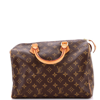 Louis Vuitton Speedy Handbag Monogram Canvas 30