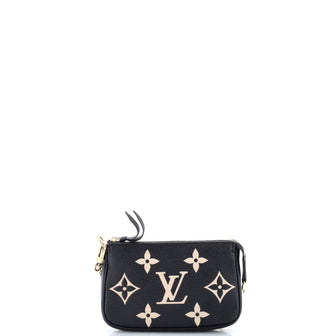 Louis Vuitton Pochette Accessoires Bicolor Monogram Empreinte Giant Mini