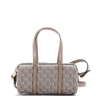 Gucci Convertible Duffle Bag GG Shadow Coated Canvas Small