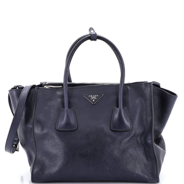Prada Twin Pocket Convertible Tote Leather Medium
