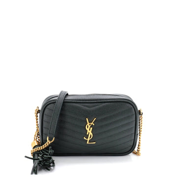 Saint Laurent Lou Camera Bag Matelasse Chevron Leather Mini