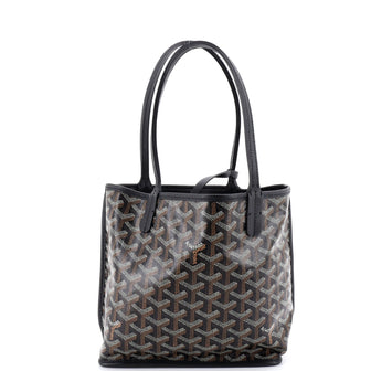 Goyard Anjou Reversible Tote Coated Canvas Mini