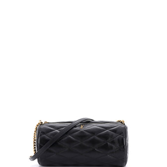 Saint Laurent Sade Tube Bag Quilted Leather Small