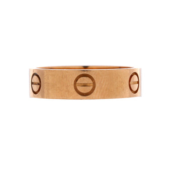 Cartier Love Band Ring 18K Rose Gold
