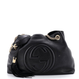 Gucci Soho Chain Strap Shoulder Bag Leather Medium