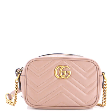 Gucci GG Marmont Shoulder Bag Matelasse Leather Mini