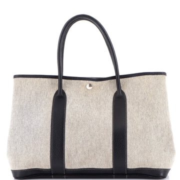 Hermes Garden Party Tote Toile and Leather 36