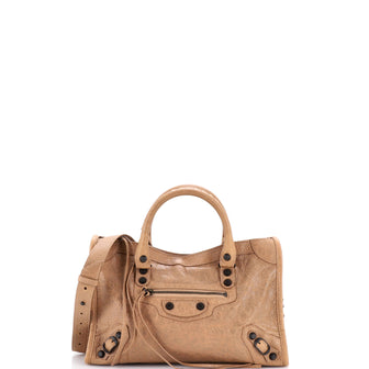 Balenciaga City Classic Studs Bag Leather Small