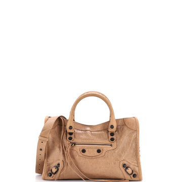 Balenciaga City Classic Studs Bag Leather Small