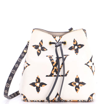 Louis Vuitton NeoNoe Handbag Limited Edition Jungle Monogram Giant