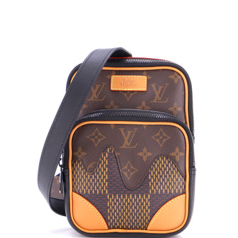 Louis Vuitton Nigo Amazone Sling Bag Limited Edition Giant Damier and Monogram Canvas