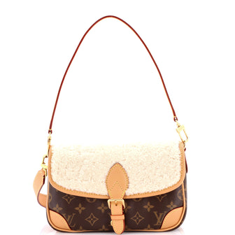 Louis Vuitton Diane NM Handbag Monogram Canvas with Shearling