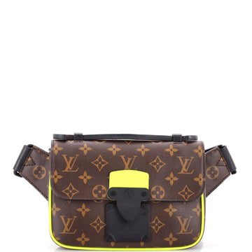 Louis Vuitton S Lock Sling Bag Macassar Monogram Canvas