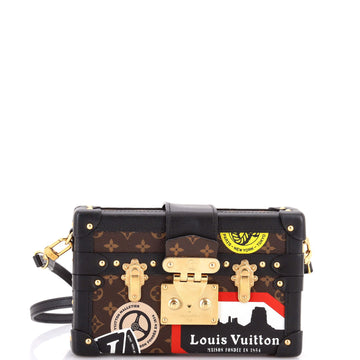 Louis Vuitton Petite Malle Handbag Limited Edition Monogram Canvas