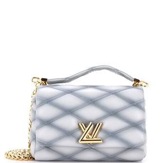Louis Vuitton GO-14 Top Handle NM Handbag Malletage Leather PM