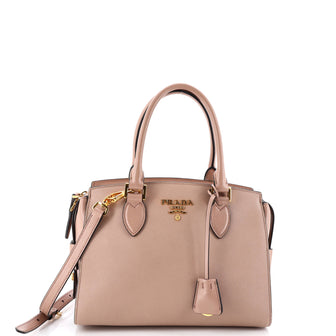Prada Convertible Zip Tote Saffiano Leather Small