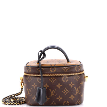Louis Vuitton Vanity Handbag Reverse Monogram Canvas PM
