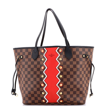 Louis Vuitton Neverfull NM Tote Limited Edition Damier Karakoram MM