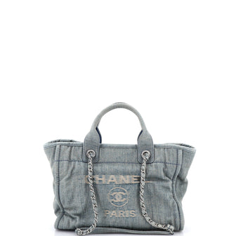 Chanel Deauville NM Tote Denim Small
