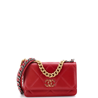 Chanel 19 Wallet on Chain Quilted Goatskin