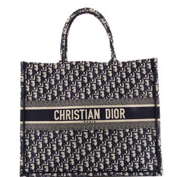 Christian Dior Book Tote Oblique Canvas Large