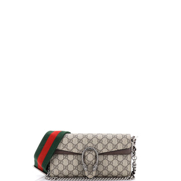 Gucci Dionysus East-West Flap Bag GG Coated Canvas Small