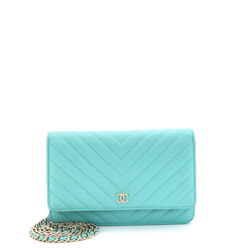 Chanel Wallet on Chain Chevron Caviar