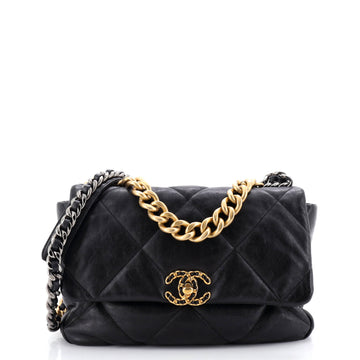 Chanel 19 Flap Bag Quilted Leather Medium