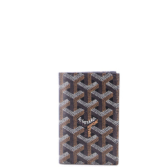 Goyard Vertical Bifold Wallet Coated Canvas Medium