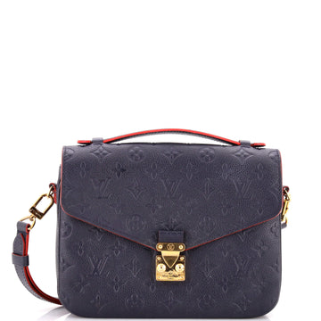 Louis Vuitton Pochette Metis Monogram Empreinte Leather East West