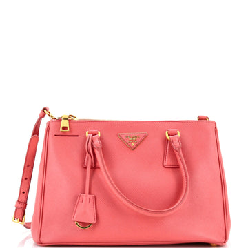 Prada Double Zip Lux Tote Saffiano Leather Small